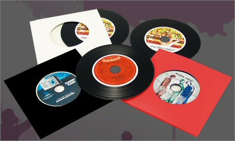 Vinyl style CDs at Band CDs