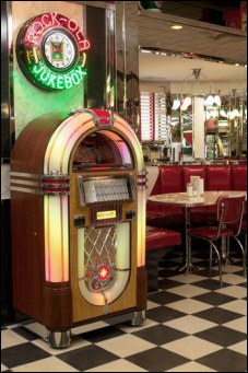 Full Size Rock-Ola Bubbler 100 CD Player Jukebox