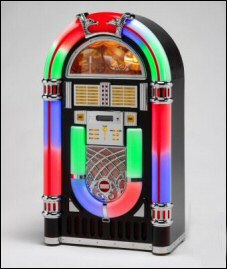 CD Rock 10 L.E.D. Colour Changing Jukebox